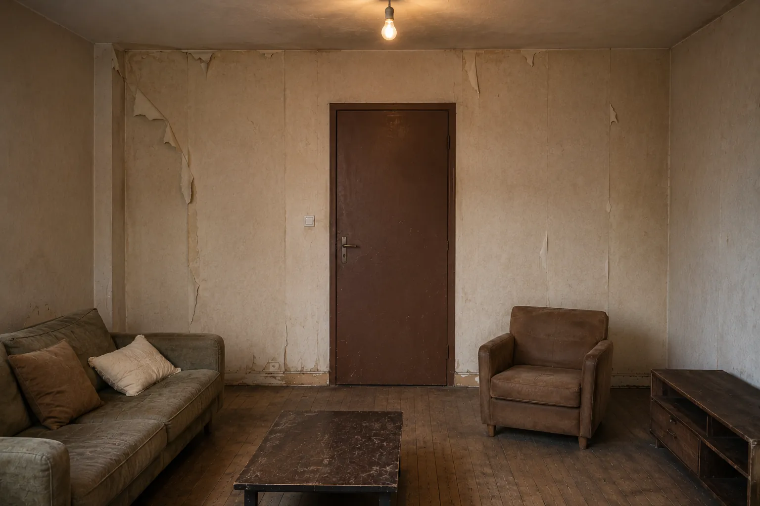 Cloison avant travaux